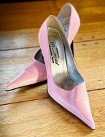 Elegante Spitzen-High Heels der Marke IN…Moda in rosa Gr. 37