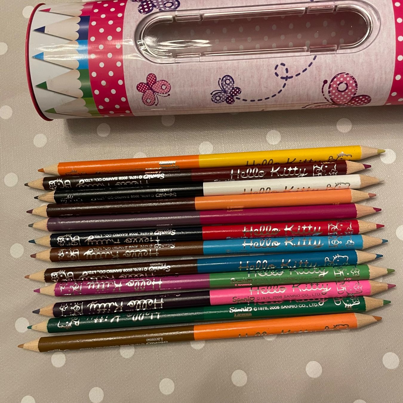 Schüler-Etuis: Hello Kitty Set Federmäppchen, Buntstifte und Spardose – Neu (gemäss Beschreibung) aus Bellach von Lapislazuli_blues 2