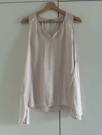 Seiden Sommerbluse, Gr. M, Rosa