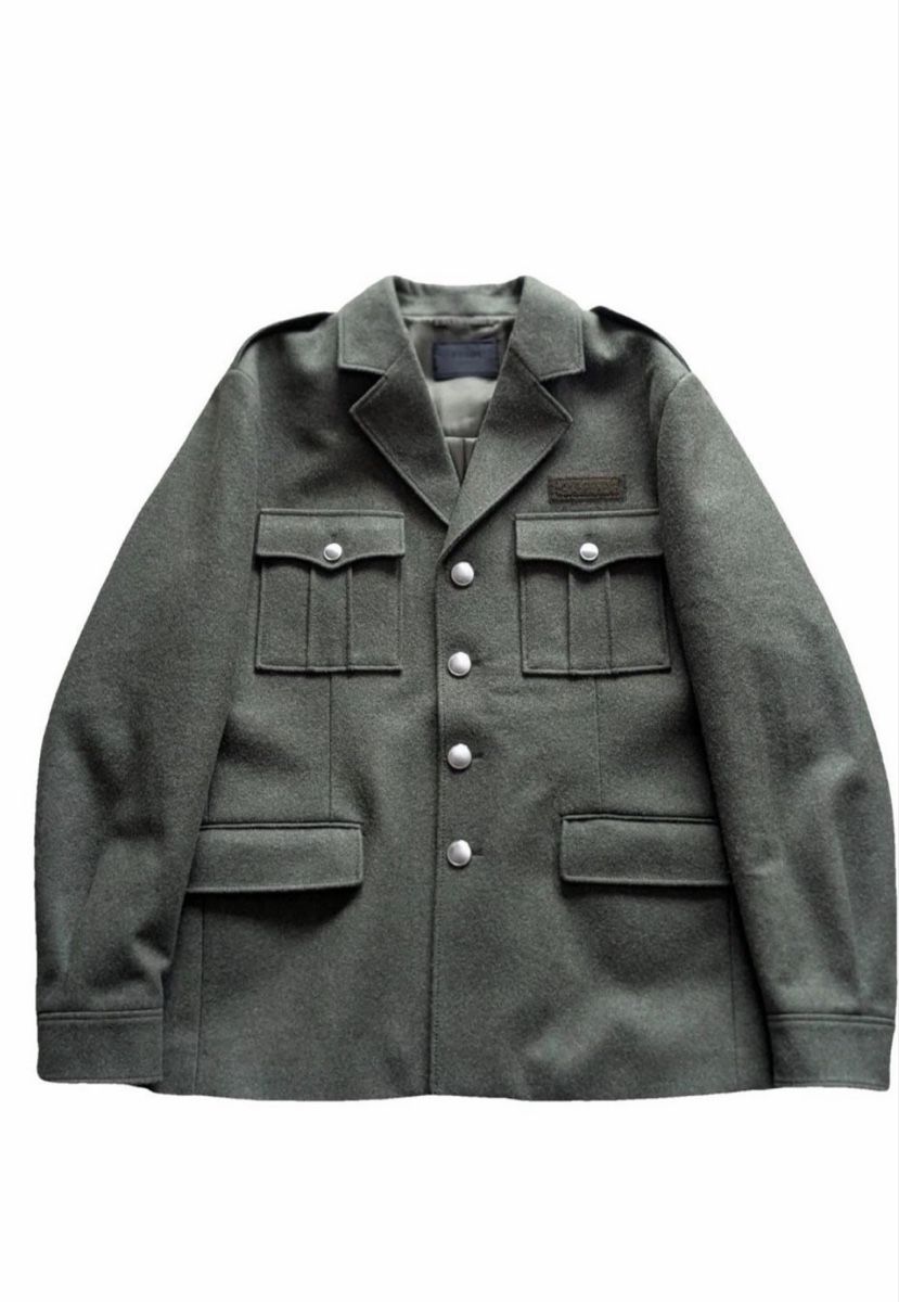 Prada Giacche: Prada Wool Jacket Green FW2019 Size M-L – Usato da Zürich venduto da ralph__