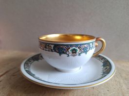 Edelstein Bavaria Mokkatasse mit Untertasse, Porzellan
