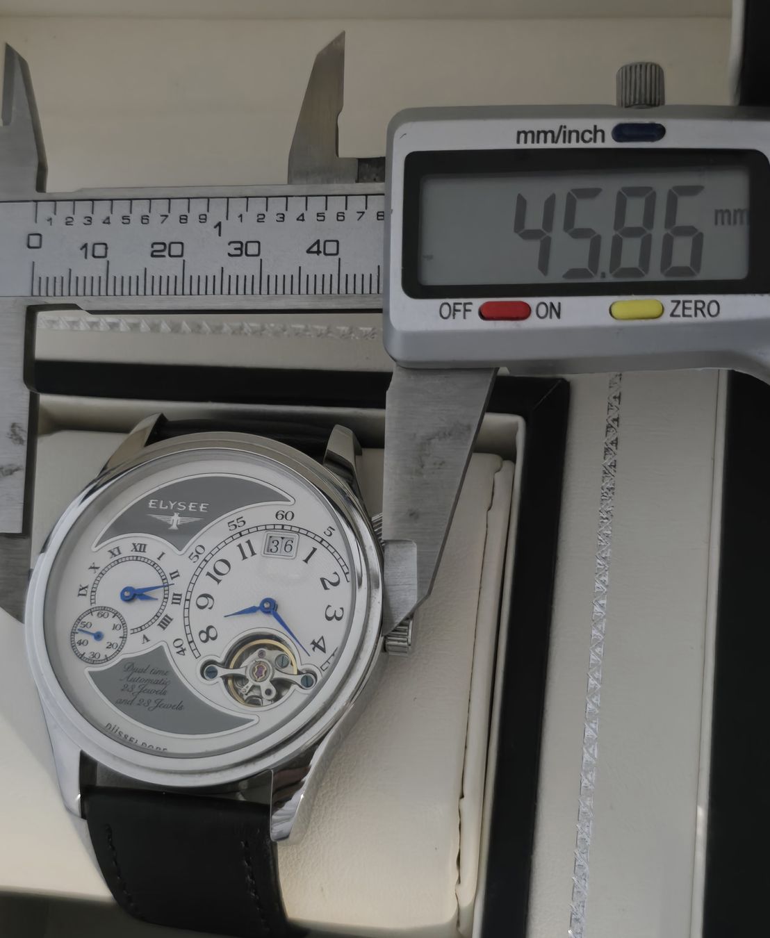 Orologi: Montre Elysee Dual Time Automatique – Usato da Les Acacias venduto da watinjo 9