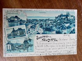 Litho Souvenir de Neuchâtel 1899