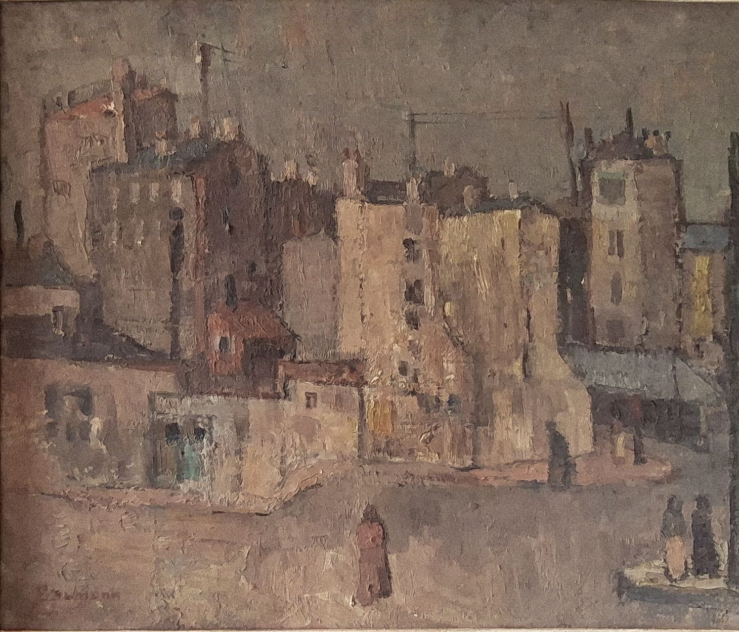 Dipinti: Ölgemälde von Ernst Baumann              1909 -1992 Basel – Usato da Liestal venduto da Abimos 2