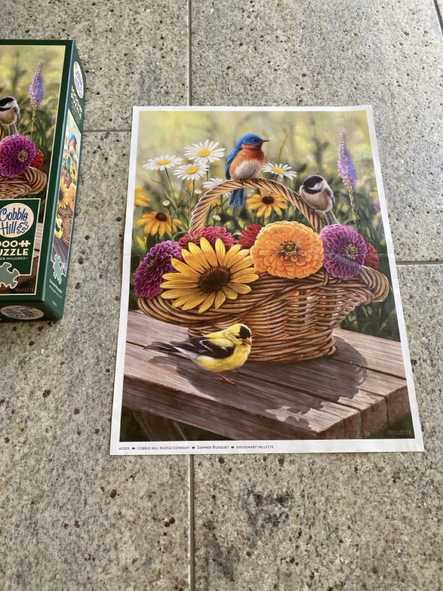 Puzzles: 1000 TEILE PUZZLE - SUMMER BOUQUET – Gebraucht aus Seftigen von Chrigu772 1