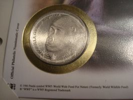 Schöne Tiermedaille "Flachlandgorilla, " 2014, WWF, Zentrala