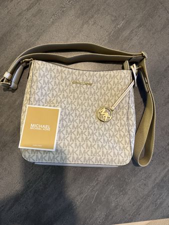 Michael Kors Tasche Messenger Bag Weiss/Beige