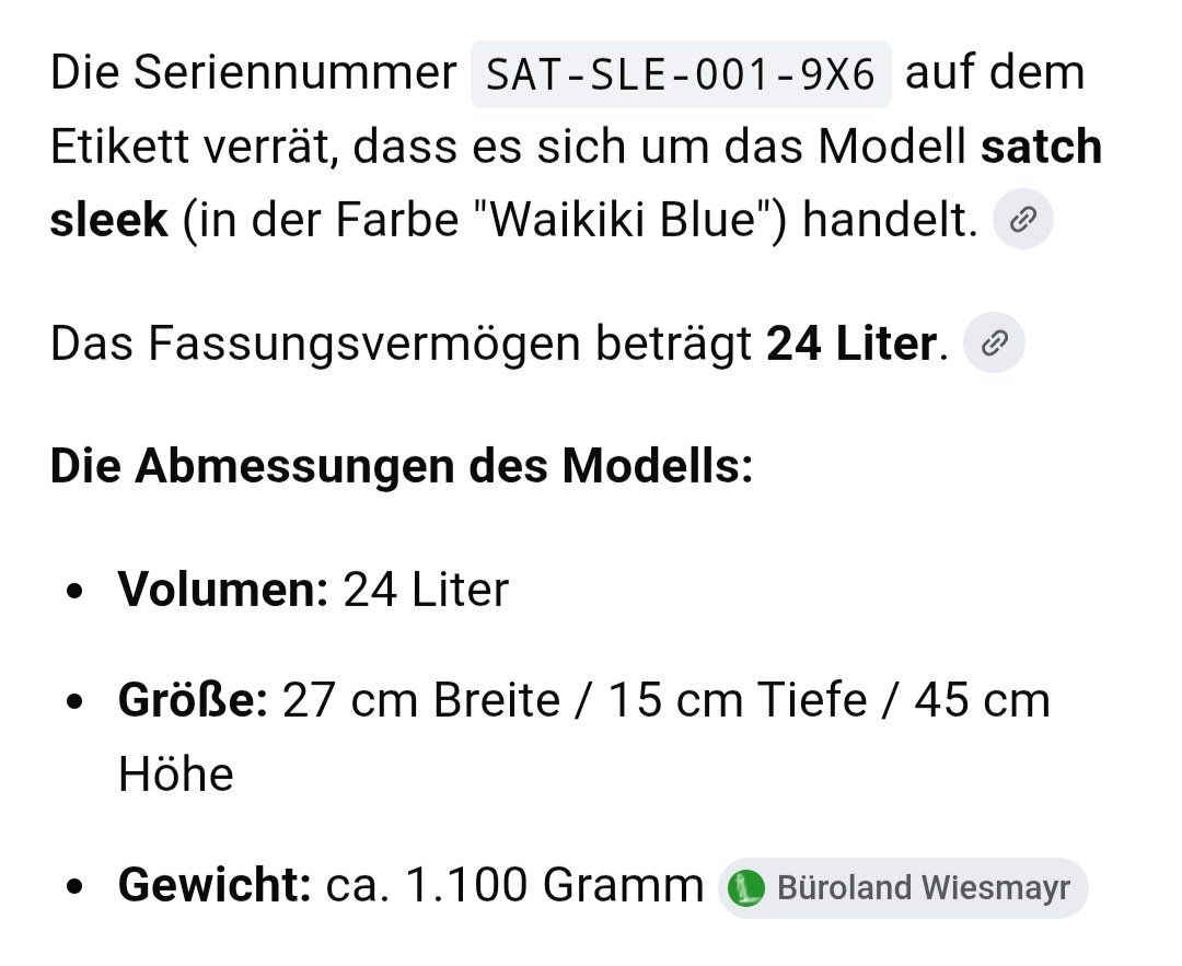 Satch Borse & Zaini: Schultasche Satch Waikiki blue – Usato da Hombrechtikon venduto da mennotje 1
