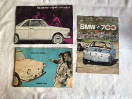 3 prospectus BMW700 de 1960 1961