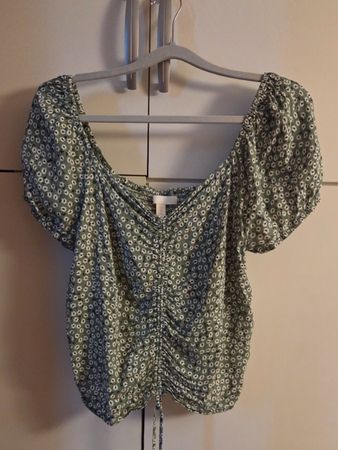 Damen Bluse Carmen Stil Grösse L