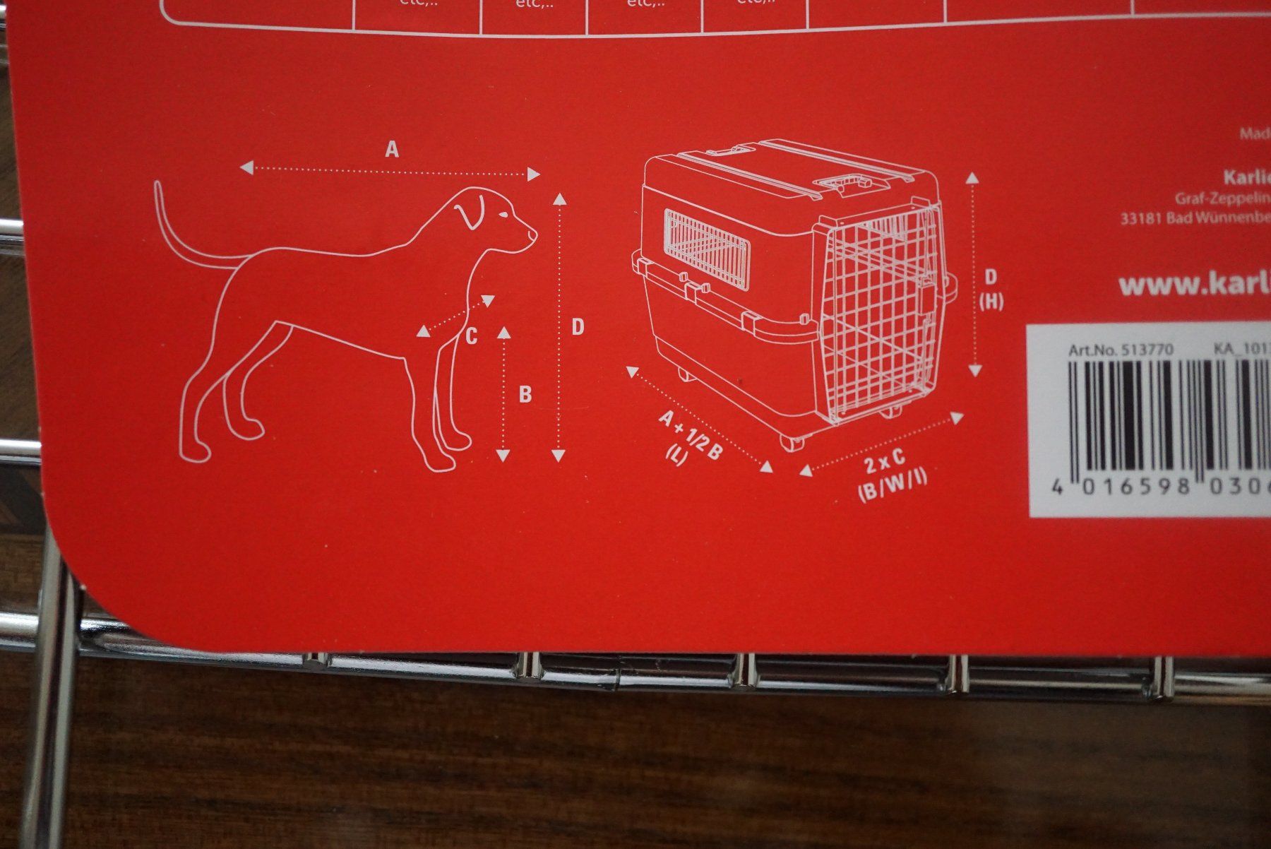 Gabbie, trasporto & Sicurezza: Hunde-Katzen-Box – Nuovo (secondo la descrizione) da Hochdorf venduto da Aguadulce 4