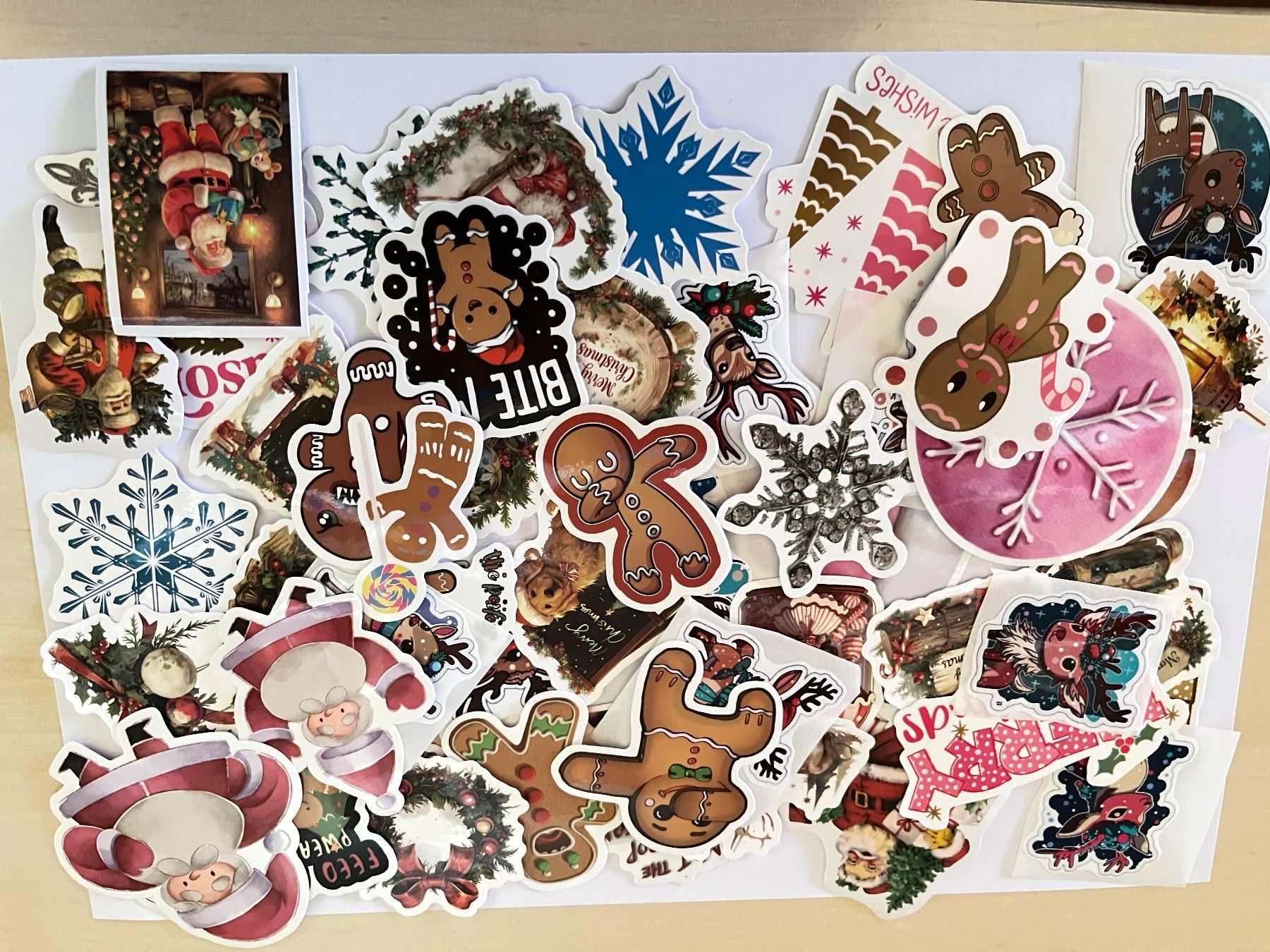 Sticker: Weihnachts Sticker Set 100 Stk – Nuovo (secondo la descrizione) da Menziken venduto da Bastelchaos