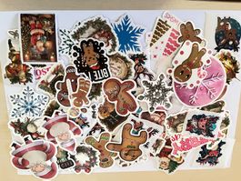 Weihnachts Sticker Set 100 Stk