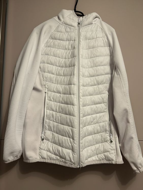 Weisse Übergangsjacke 46 Steppjacke Damenjacke Überga