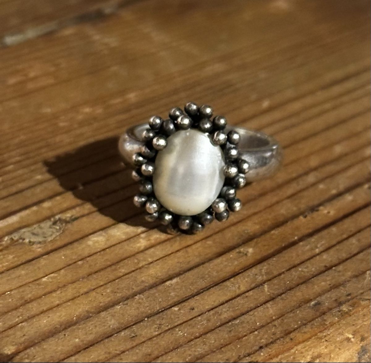 Bagues: Silberring mit Perle – D'occasion à Donat par troja007