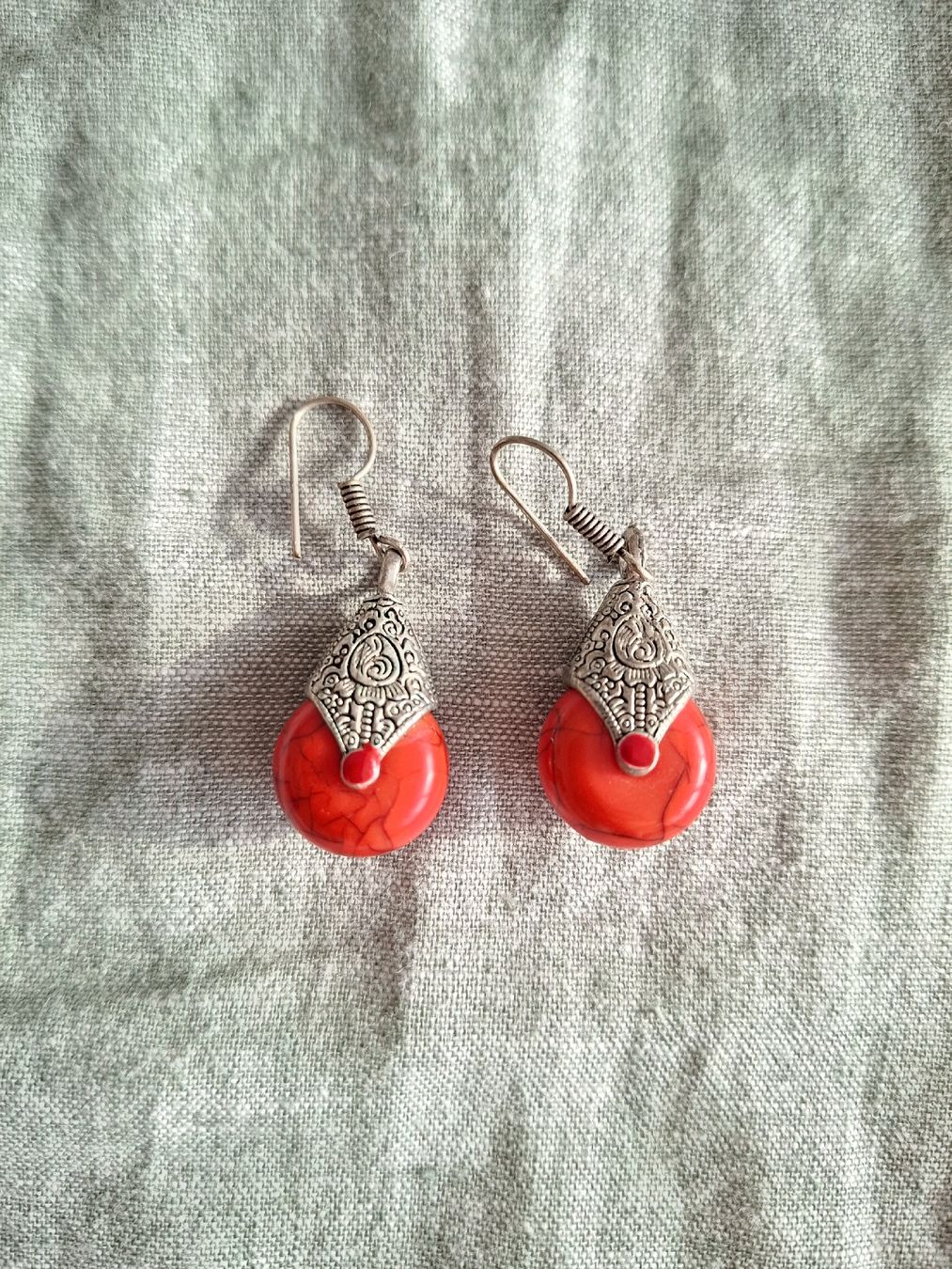 Boucles d'oreille: Boucles d'oreilles style tibétain – D'occasion à Lutry par Sim_Sta 3