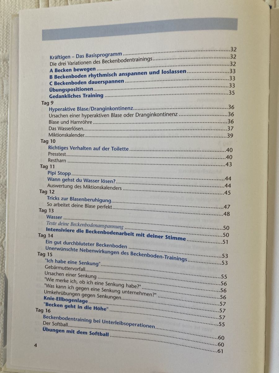 Libri: Beckenbodentraining – Usato da Bünzen venduto da Tango33A 3