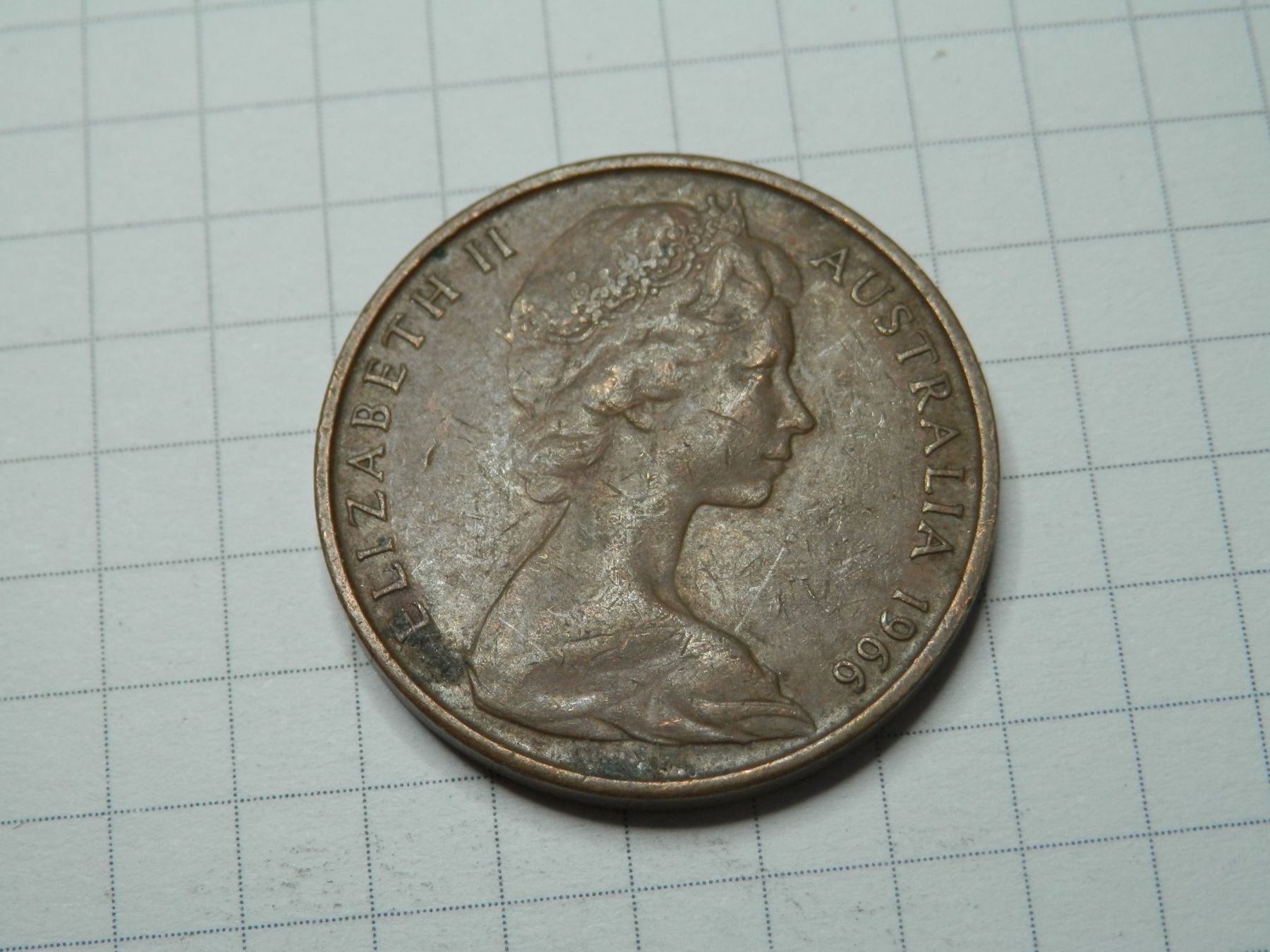 Tutti le monete: Australien 2 Cent, 1966 – Usato da Weiach venduto da weiach81