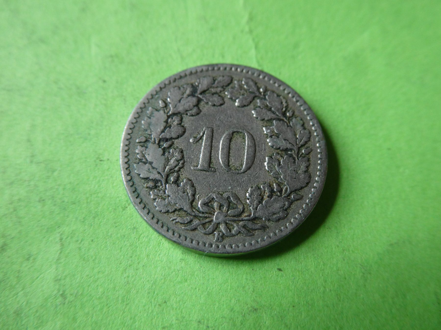Tutti le monete: Schweiz 1898, 10 Rappen – Usato da Hinterforst venduto da Rohusri 1