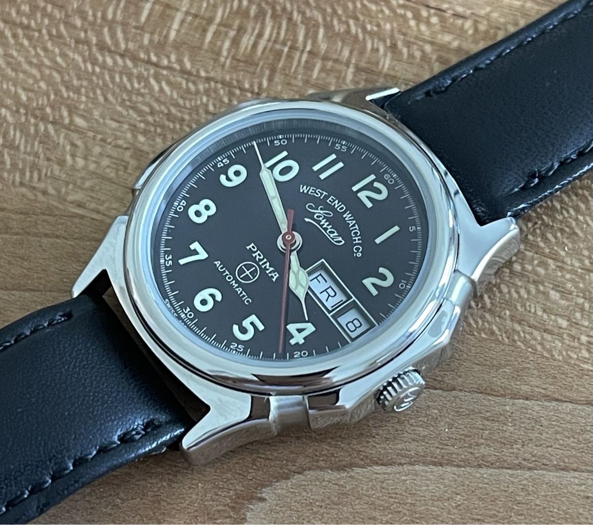 Orologi: 1960er West End Watch Lowan PRIMA Automatic Day-Date – Nuovo (secondo la descrizione) da Embrach venduto da Canderau 5