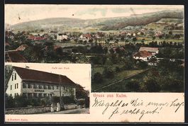 Unterkulm, Cafe zur Post, Blick auf den 