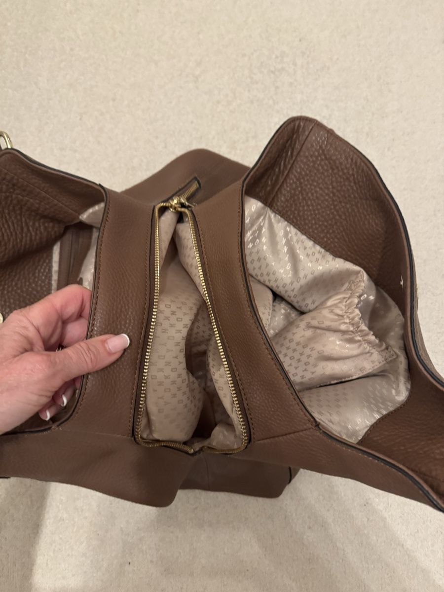 DKNY Borse da donna: Cognac braune Tasche von DKNY – Usato da Binz venduto da kratzer01 2