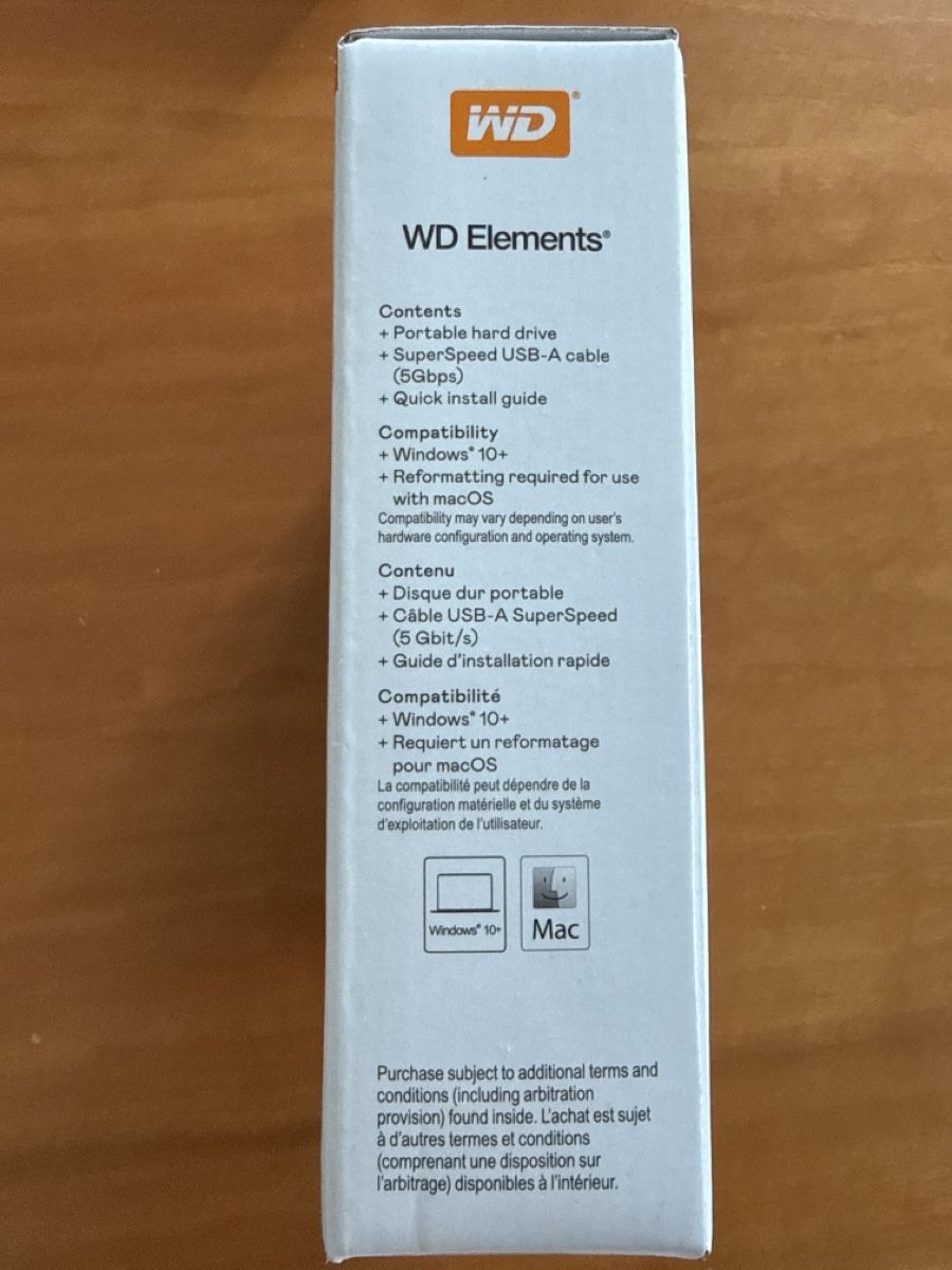 Western Digital Harddisks: WD Elements Portable HDD 2 TB – Neu und originalverpackt aus Zürich von Glila 7