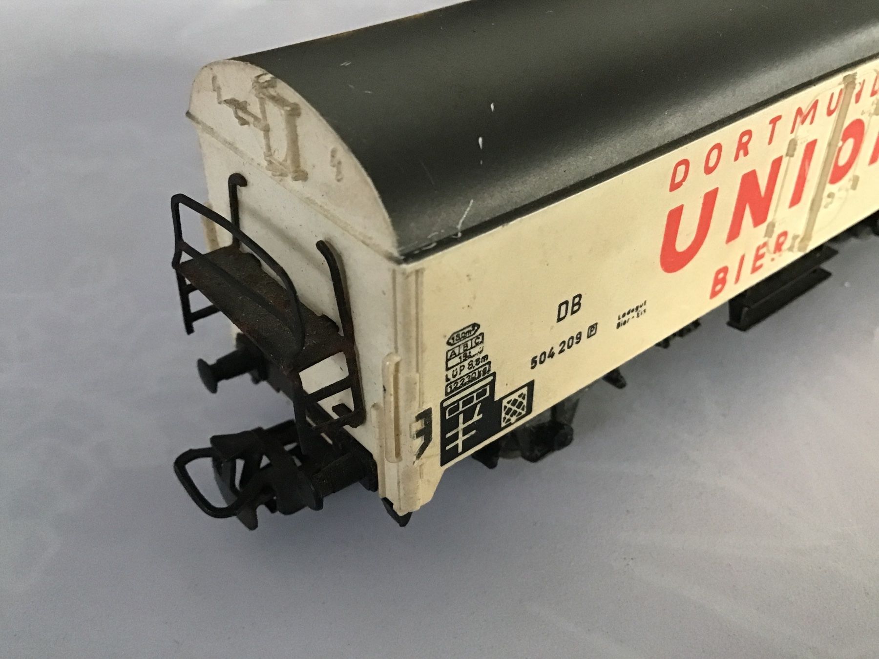 Märklin Modellini di ferrovie: Märklin Bierwagen Nr. 4634 Dortmunder Union – Usato da Scherzingen venduto da Starseller62 1