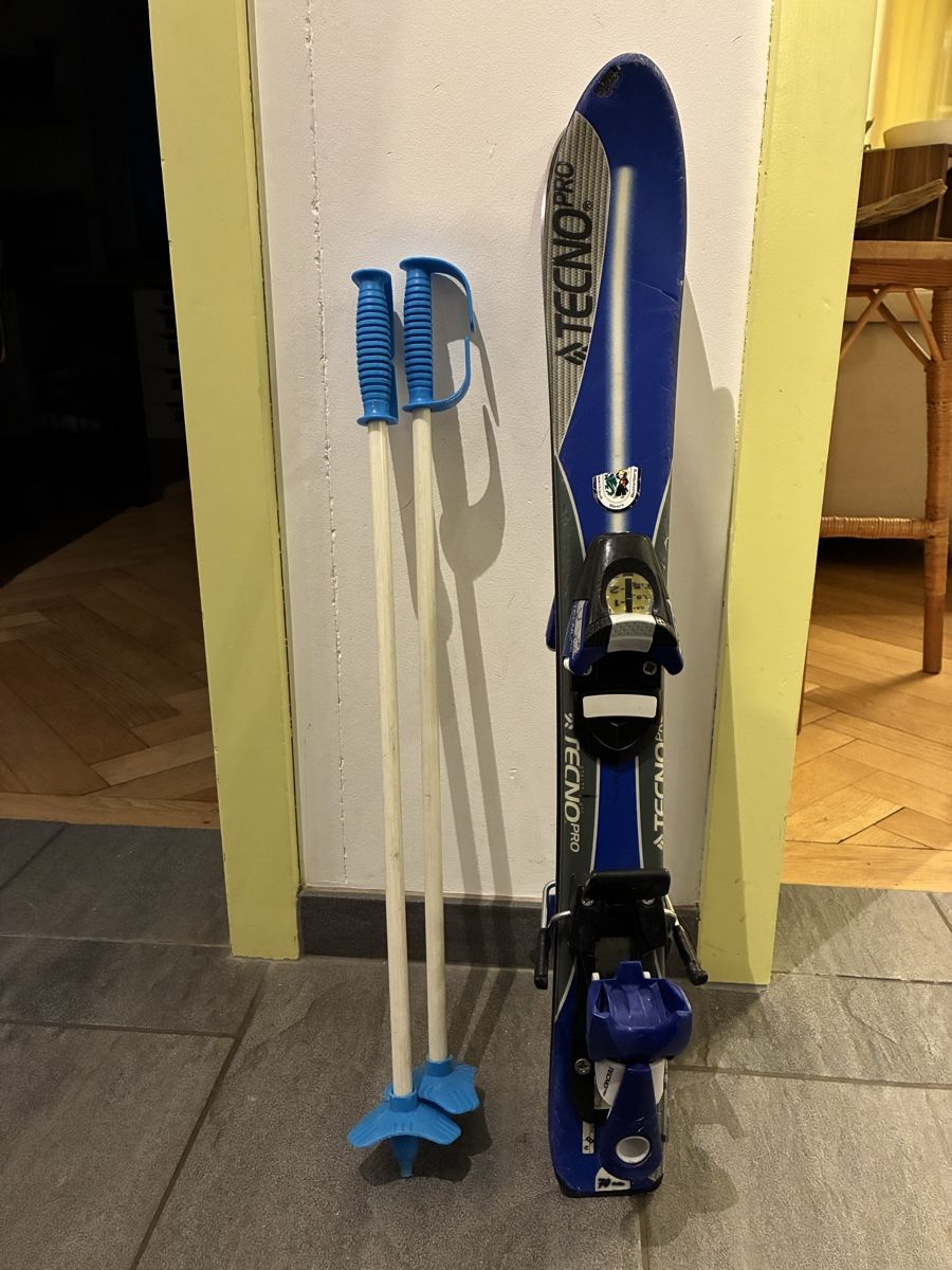 Tecnopro Skis: Kinderski 70cm mit Stöck – Gebraucht aus Thun von Flake1010 2