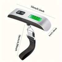 Digitale Reise-Gepäckwaage, LCD, 50kg, neu