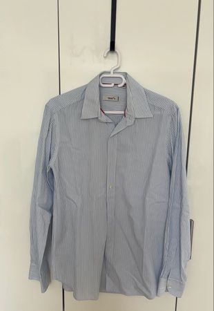 Hemd gestreift blau weiss Grösse 40 neuwertig