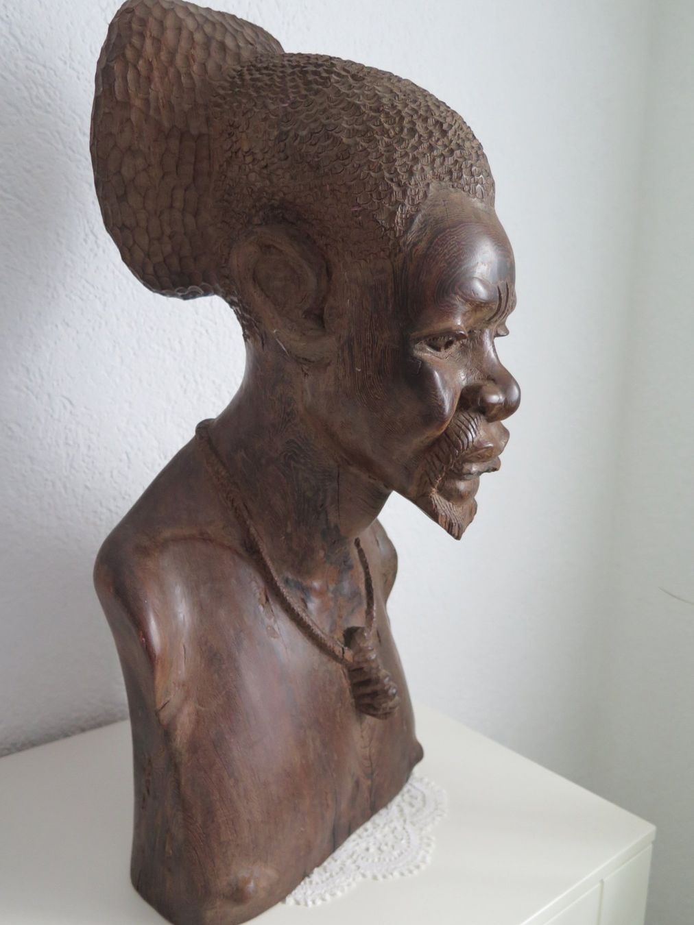 Sculture & Statue: alte Afrikaner Büste Bongossi Holz – Usato da zürich venduto da celotto