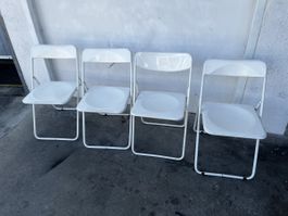 4 Vintage Ikea Klappstühle Kunststoff 70er Jahre