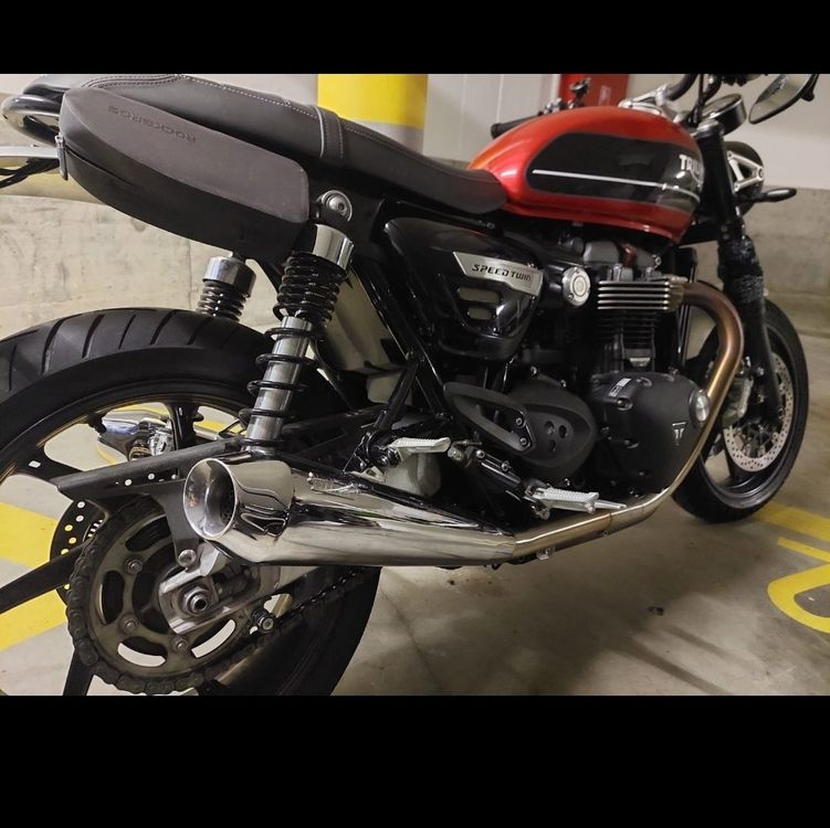 triumph speed twin vance and hines exhaust