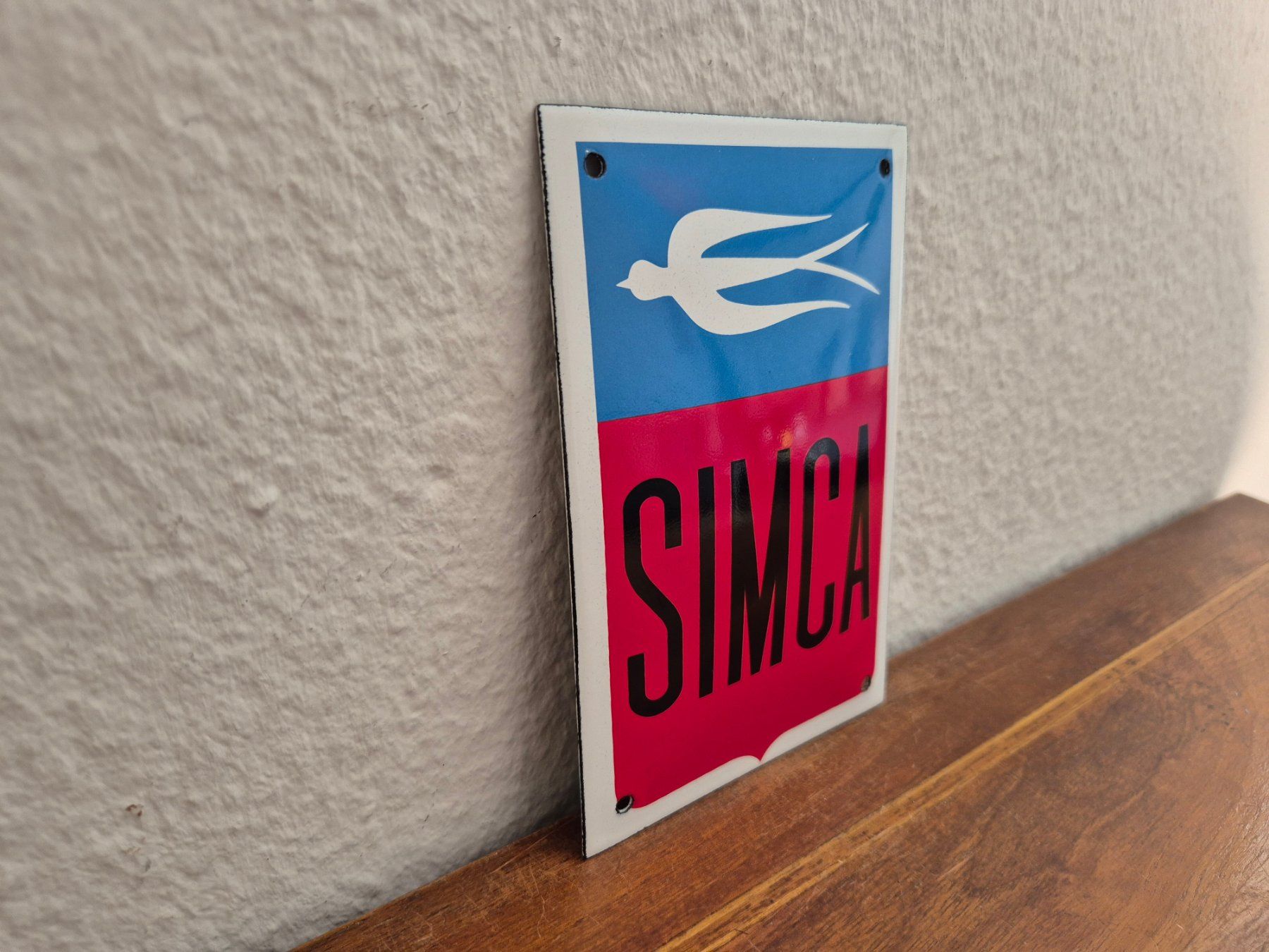 Simca Insegne: Emailschild Simca Oldtimer Werkstatt Garage Emaille Schild – Nuovo (secondo la descrizione) da Schaffhausen venduto da pfanis09 4