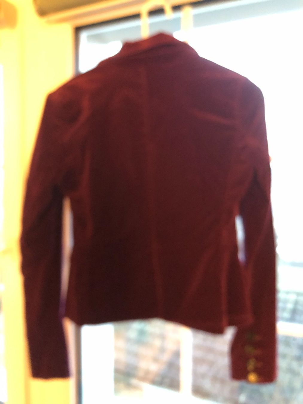 Jacken: Blazer, Jacket, Kostüm, violett, aus Samt, XS – Gebraucht aus Weissbad von Studently 1