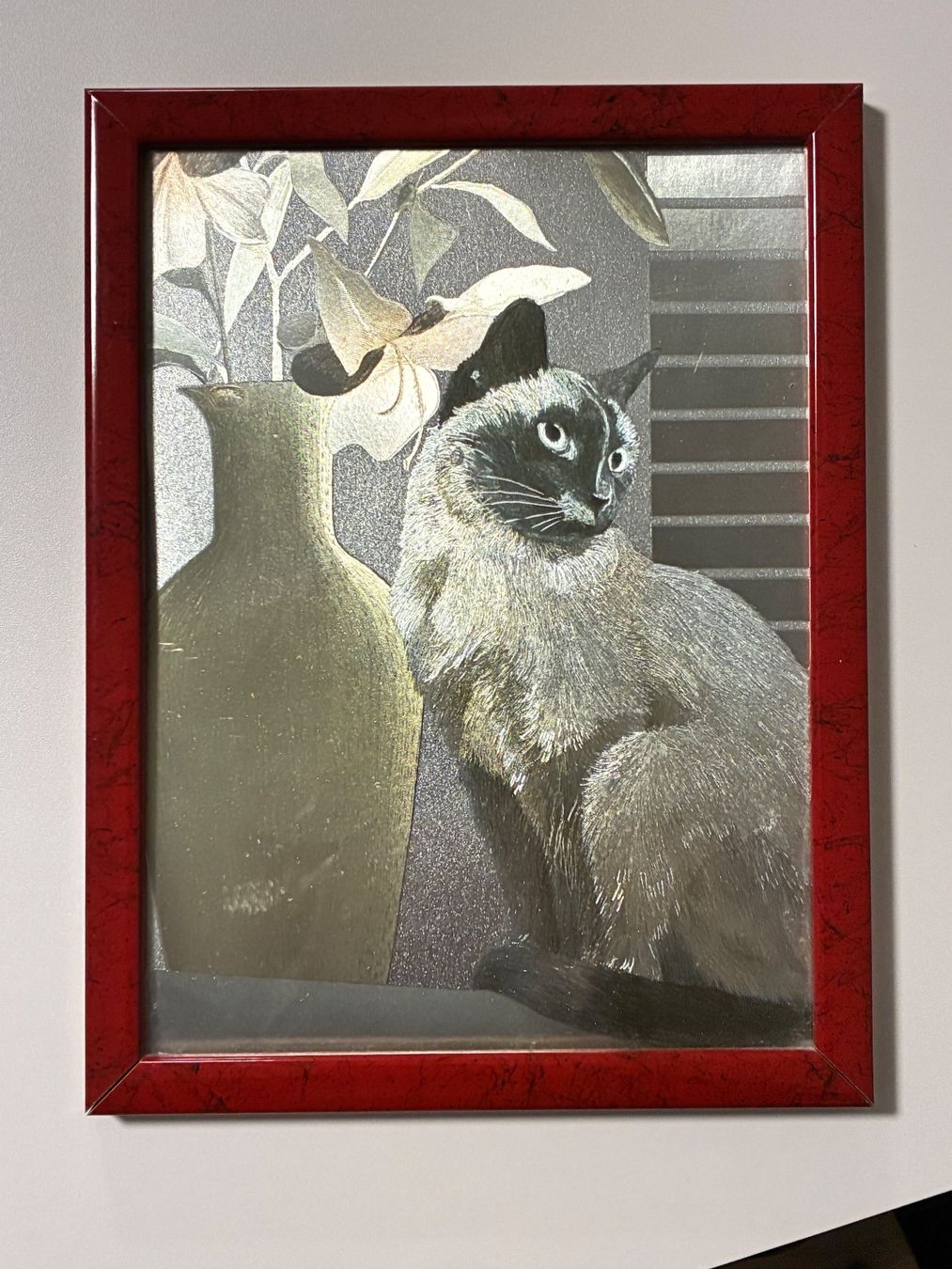 Foto & Immagini: Katzenbild gerahmt / Metallic – Usato da Horw venduto da adler65