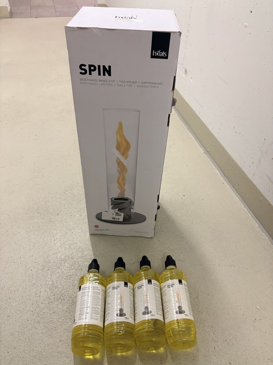 Tutte le decorazioni: Vendo fuoco decorativo che scalda con liquido compreso – Usato da Massagno venduto da bri_c27s