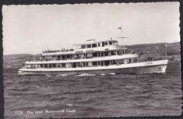 Zürichsee das neue Motorschiff Linth