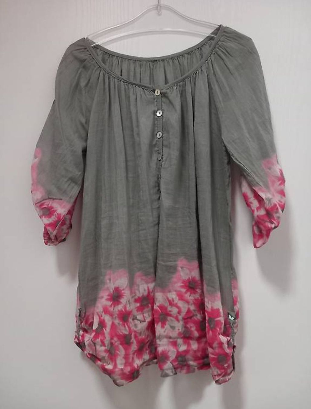 Tuniche: Tunika Bluse_ margenta olive. M – Usato da Näfels venduto da gil_sindamel