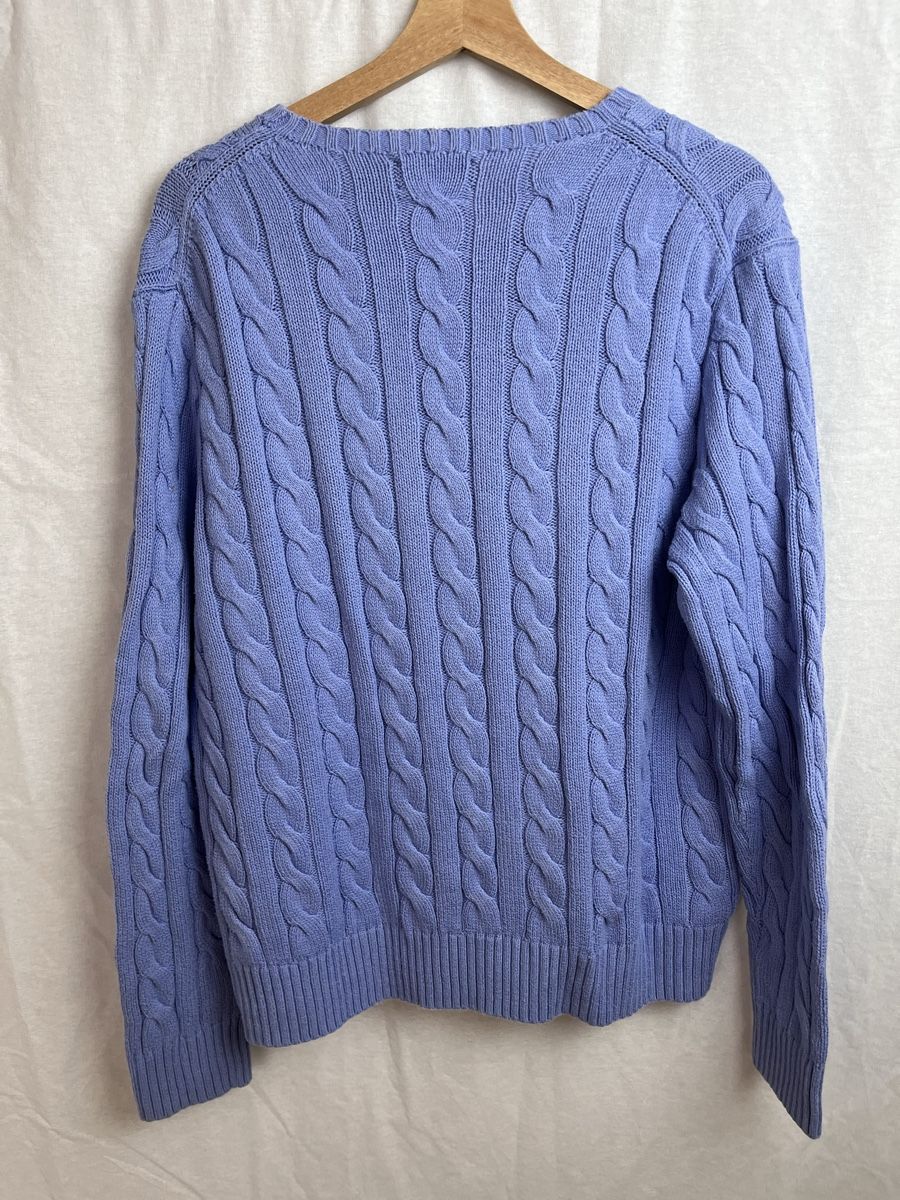 Ralph Lauren Pullover & Sweatshirts: Pull Ralph Lauren Torsadé Violet clair  – Neu (gemäss Beschreibung) aus Les Avanchets von lunedeneige.shop 3