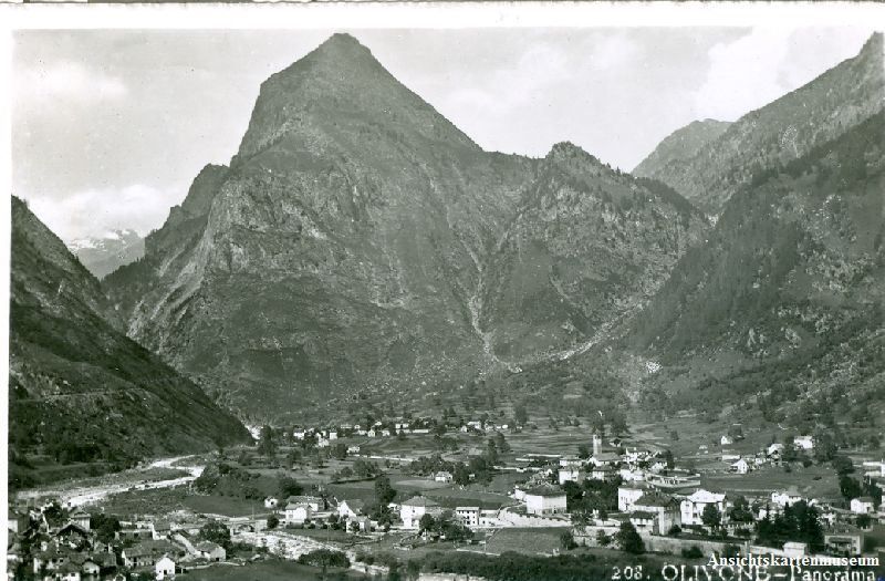 Cartoline postali: Olivone + 1951 – Usato da Emmenbrücke venduto da teestube