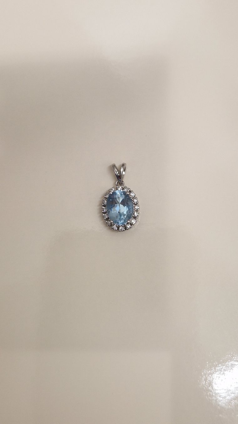 Ciondoli: pendentif aigue-marine – Usato da Collombey venduto da Preloveditems 1