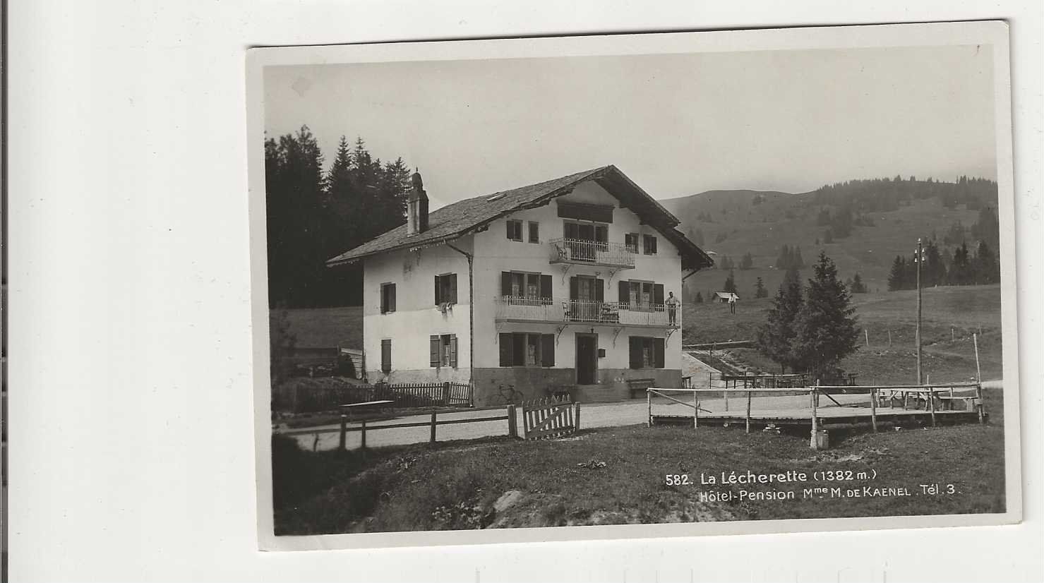Cartoline postali: La Lécherette,1930 – Usato da Spiez venduto da Niesen20