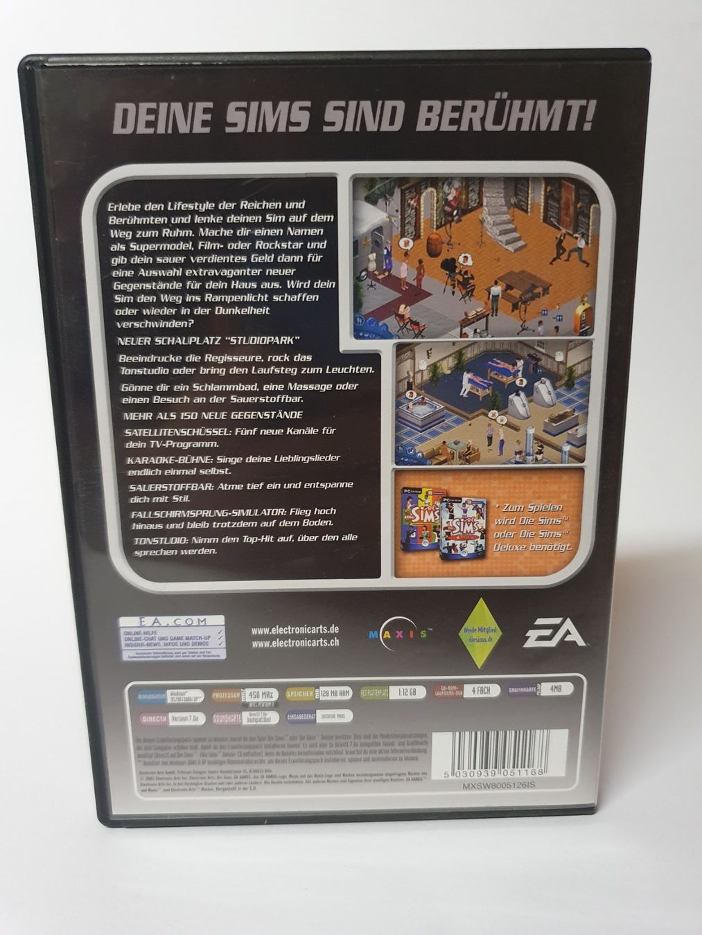 Giochi: Die Sims - Megastar / Erweiterungspack / PC Spiel – Usato da Oberdorf BL venduto da BaldenEagle 3