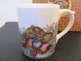 MC Dog Tasse  aus Porzellan von C.Pozzi"Do it your Job"
