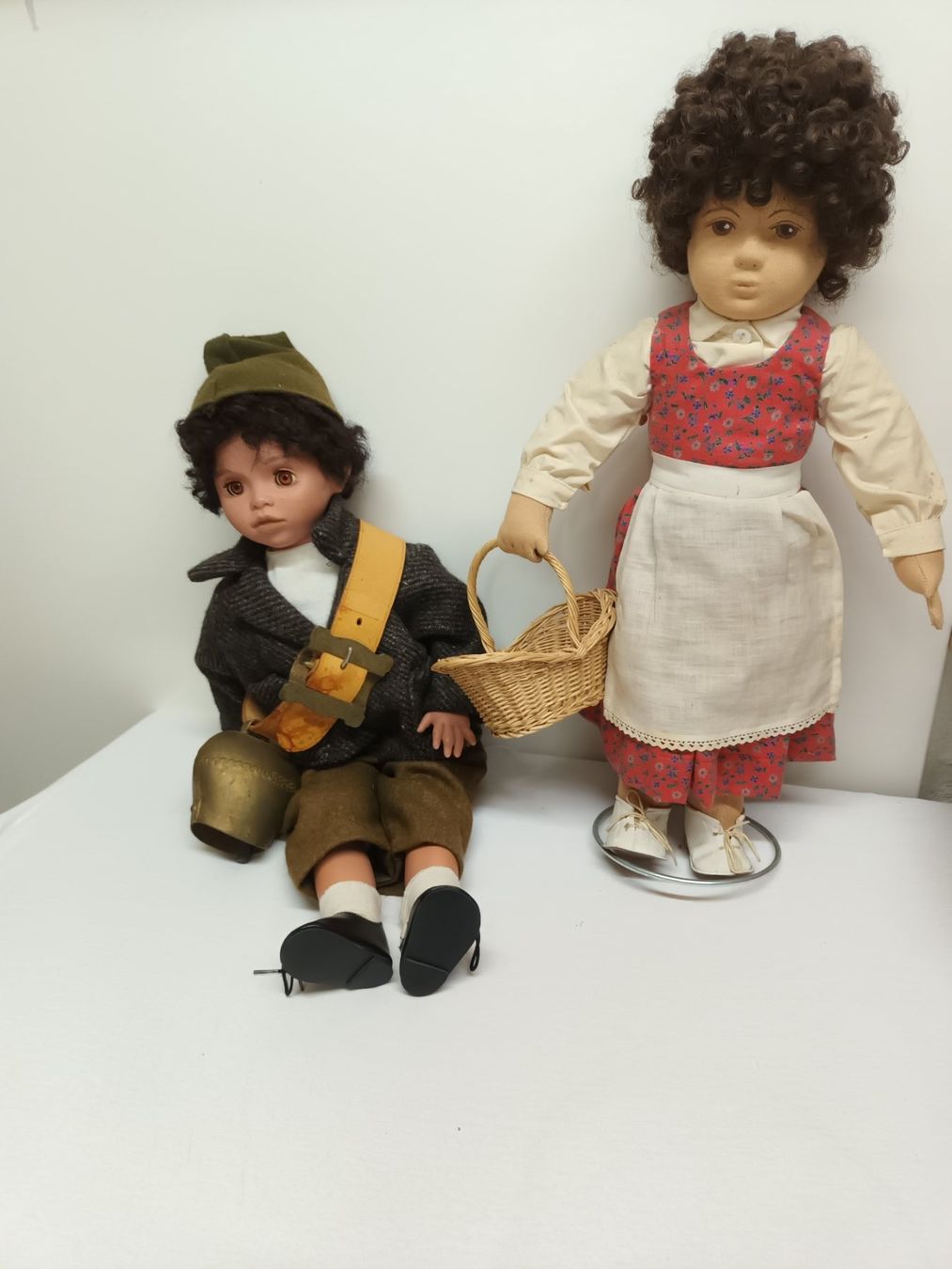 Bambole: Heidi und Peter  sehr lieblich 50cm  gross – Usato da sursee venduto da pasuro 1