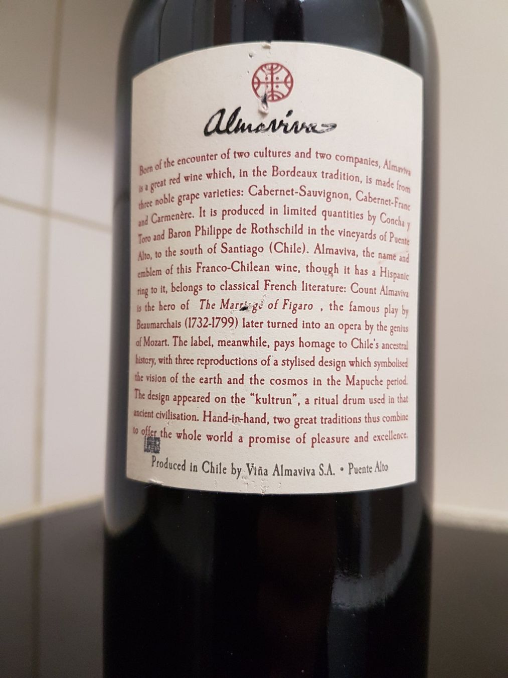 Vino: Almaviva   1999     Chile – Nuovo (secondo la descrizione) da Grenchen venduto da poggione 5