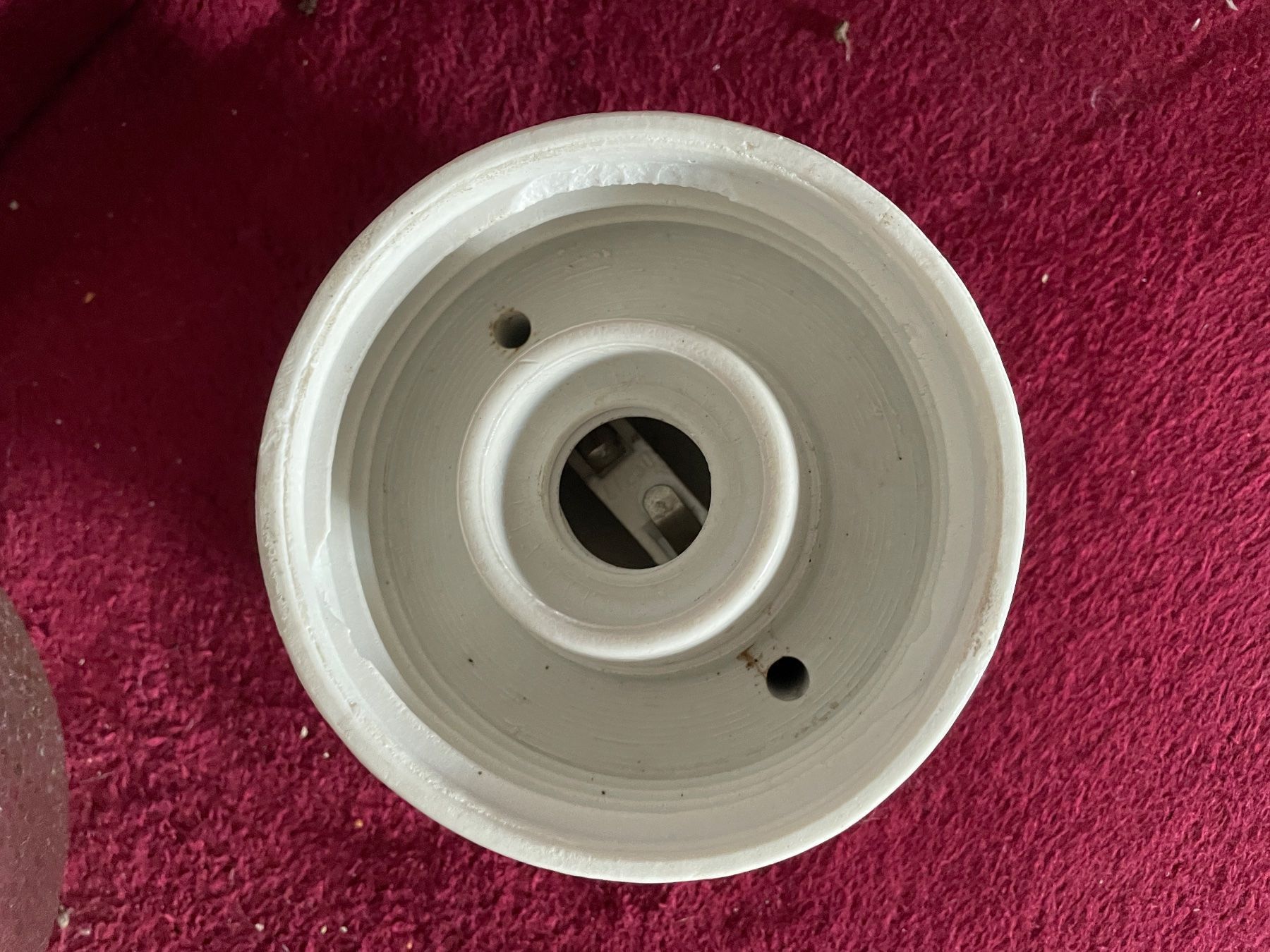 Lampade: Decken wand lampe alt Keramik Glas weiss – Usato da Buchs SG venduto da Billikatze5 4