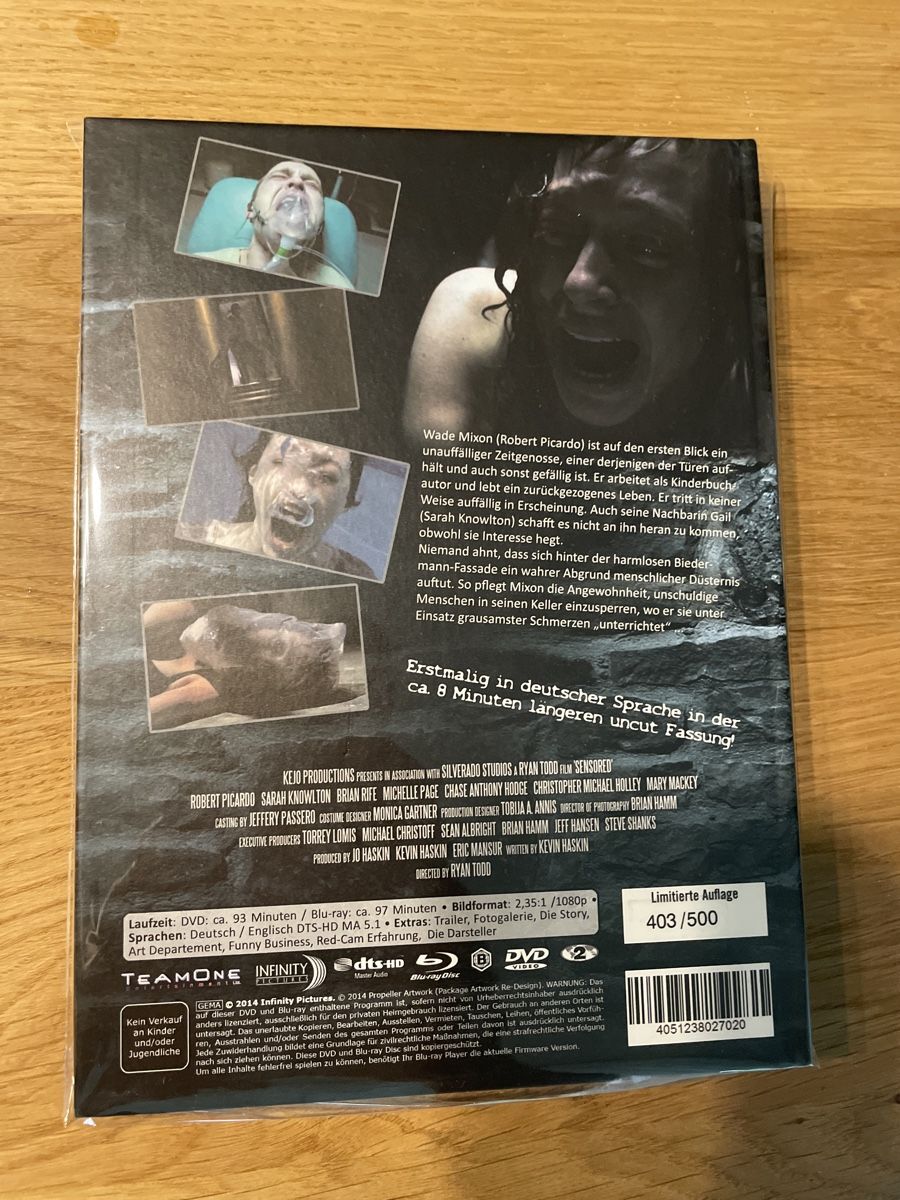 Alle DVDs: Sensored Mediabook BluRay – Gebraucht aus Hagendorn von masterchieff 1